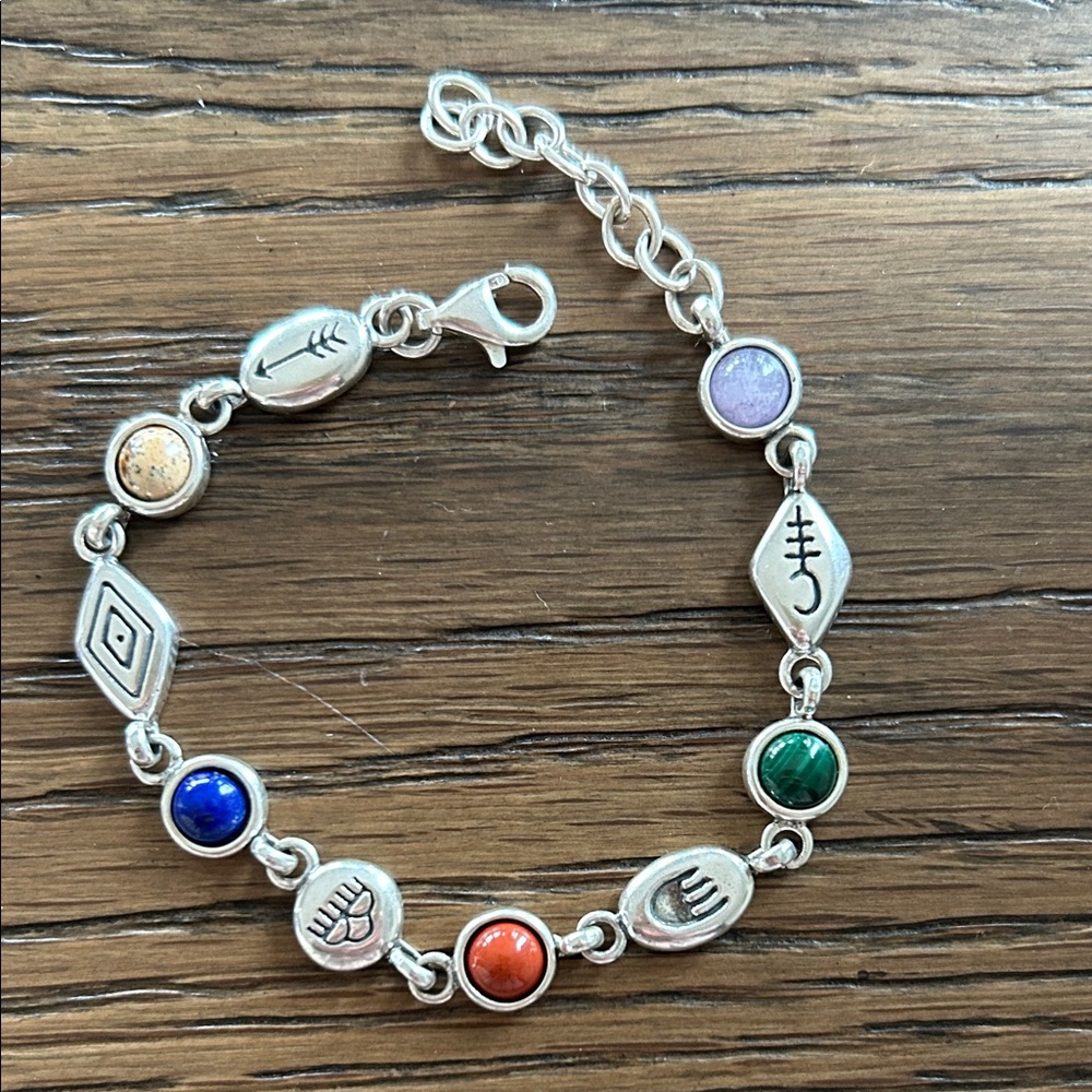 Navajo Shube’s gemstones bracelet